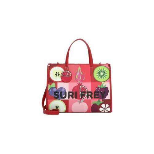 Shopper SURI FREY "Shopper SFY Issy", Damen, Gr. B/H/T: 39,5cm x 30cm x 16cm 0, rot (rot 600), PVC, Taschen Shopper