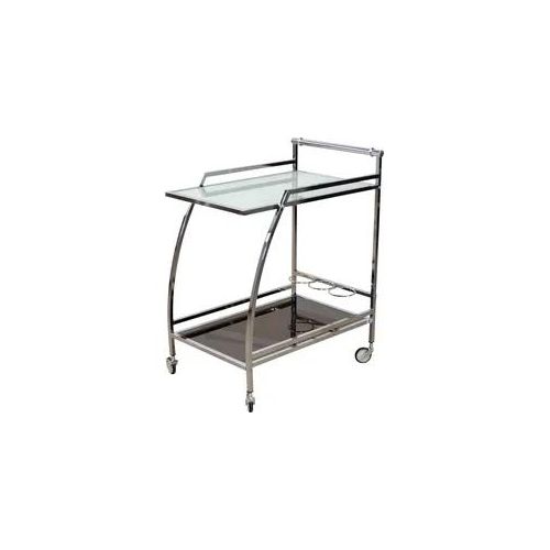 Bartisch INOSIGN, silber (silberfarben, silberfarben, milchglas, 81), B:64cm H:81cm T:43cm, Tische, Bartisch