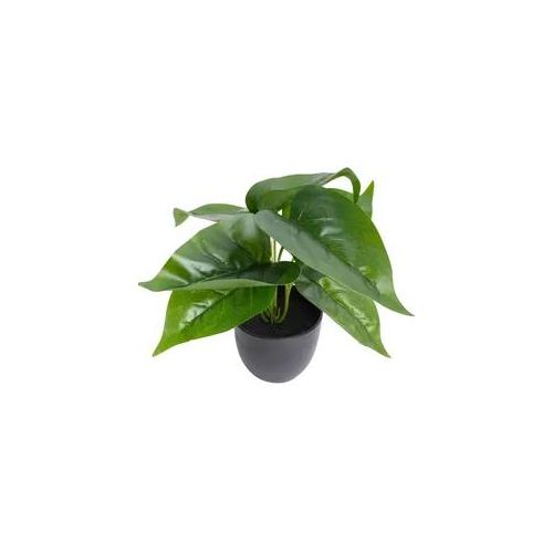 Künstliche Zimmerpflanze BOTANIC-HAUS "Philodendron", grün, B:28cm H:24cm T:28cm Ø:28cm, Kunststoff, Kunstpflanzen, Künstliche Zimmerpflanze