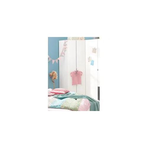 Eckkleiderschrank PRIESS "Steyr", weiß, Schränke, Eckkleiderschrank