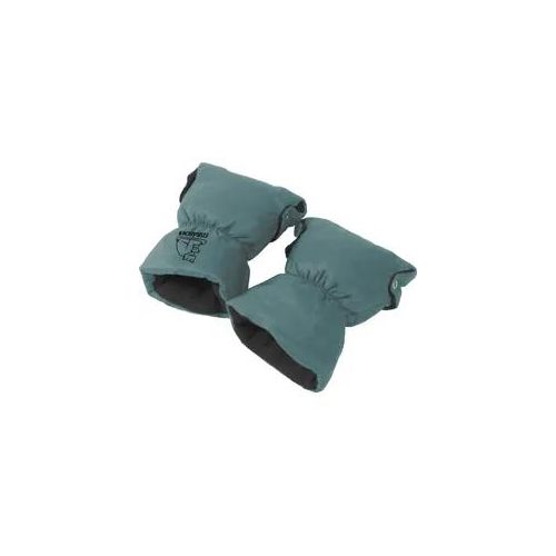 Kinderwagen-Handwärmer HEITMANN FELLE "Eisbärchen Copy", Kinder, blau (petrol), Polyester, Kinderwagen-Handwärmer, Handschuhe für den Kinderwagen, Handmuff mit praktischen Druckknöpfen