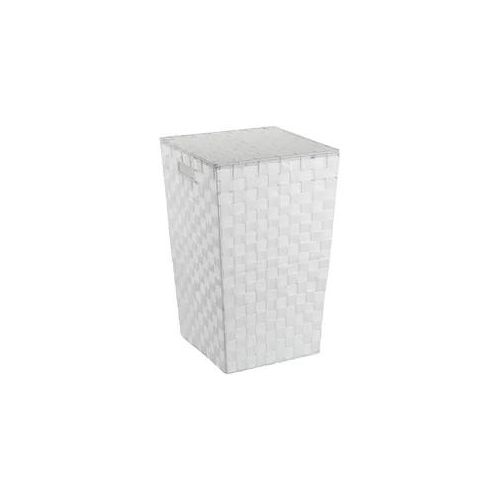 Wäschesortierer WENKO "Adria Square", weiß, B:33cm H:53cm T:33cm, Polypropylen, Wäschesammler, Wäschesortierer