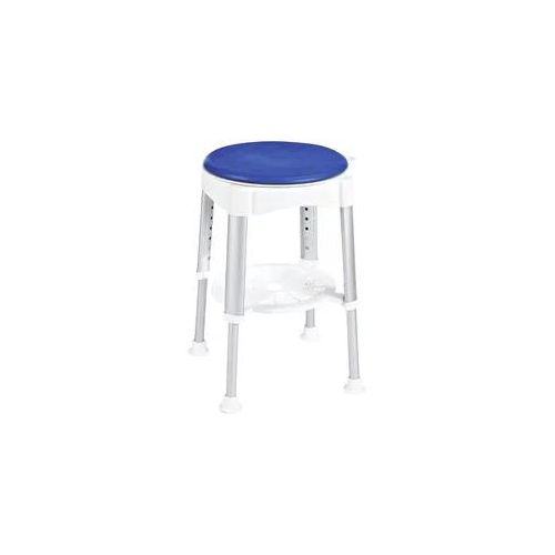Duschhocker MAXIMEX, blau, B:35cm H:59cm T:35cm, Duschhocker, Duschhocker, Tragkraft bis 150 kg