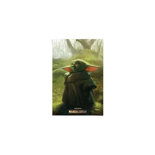 Poster REINDERS "Baby Yoda Grogu", grün (farbe bild(er): grün), B:61cm H:91,5cm T:0,1cm, Papier, Bilder, Poster