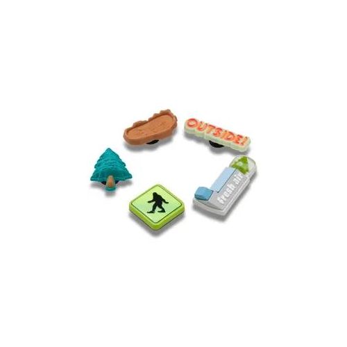 Schuhanstecker CROCS "JibbitzTM Sasquatch Adventure", Kinder, bunt, PVC, Schuhzubehör Schuhanstecker, Schuh Anstecker im Outdoor Look