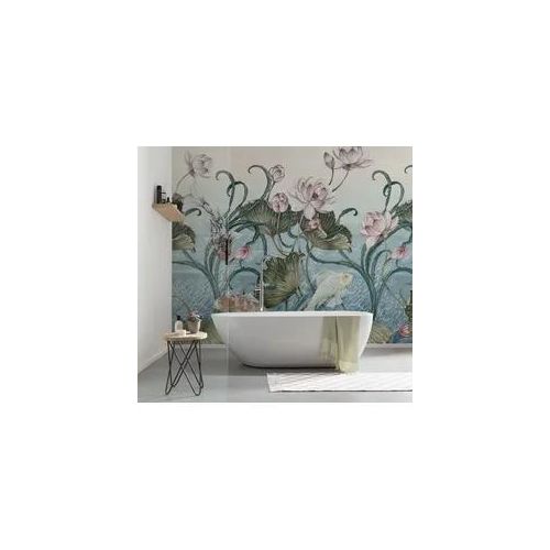 Fototapete KOMAR "Vlies Fototapete - Haiku - Größe 300 x 250 cm", blau, B:3m H:250m, Vlies, Tapeten