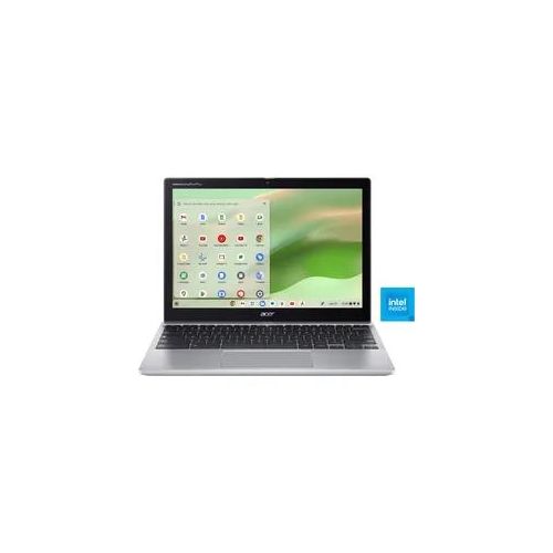 ACER Chromebook "Chromebook Spin 312 (CP312-1H-C6YY)", silber (sparkly silber), 4 GB RAM 128 GB SSD, Google Chrome OS, Notebooks, ChromeOS