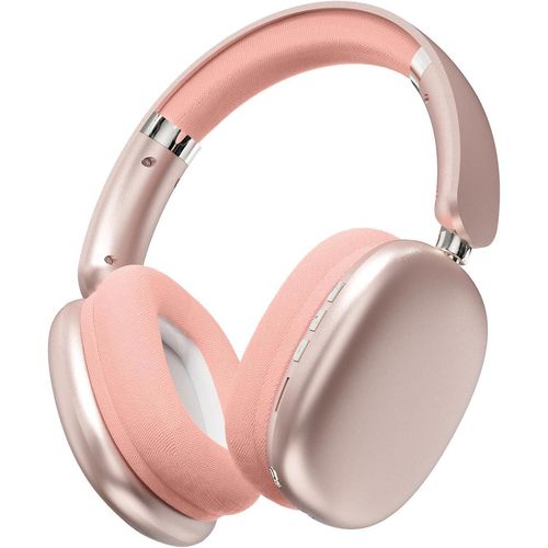 Over-Ear-Kopfhörer Kabellos, Hi-Fi Stereo mit Freisprechen, 30 Std Spielzeit, Sprachassistent & FM Radio für Sport und Reisen Klare Gespräche