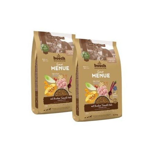 bosch HPC Trockenfutter Hund Senior Menue Tierwohl-Huhn 2x12 kg