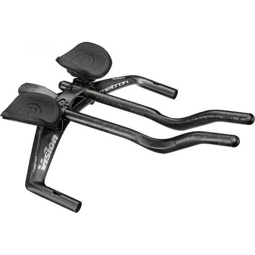 Vision Lenker Metron TFA Aerobar 400 mm Schwarz - aerodynamisches Triathlon-C...