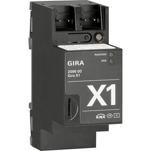 Gira Gira X1 209600 KNX-Visualisierungsserver, Logikmodul, App‑Steuerung, IP20, 1 Stk.