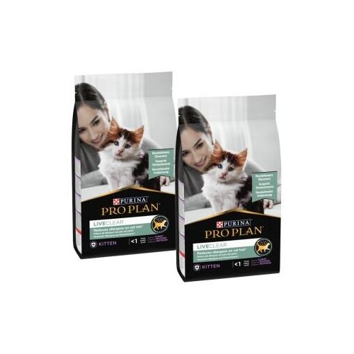 PRO PLAN Liveclear Kitten Truthahn 2x1,4 kg