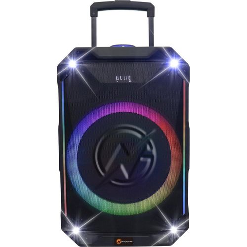 N-GEAR THE FLASH 1040 | 10-Zoll-Bluetooth-Lautsprecher mit Lichtshow und Mikrofon