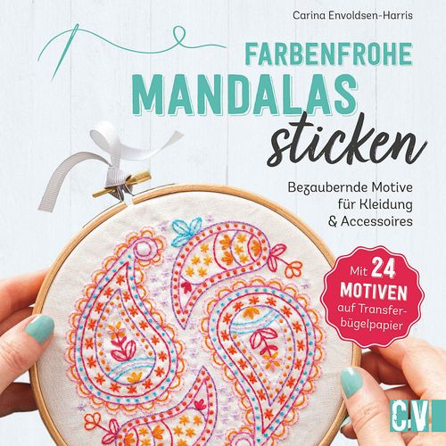 Buch "Farbenfrohe Mandalas sticken"