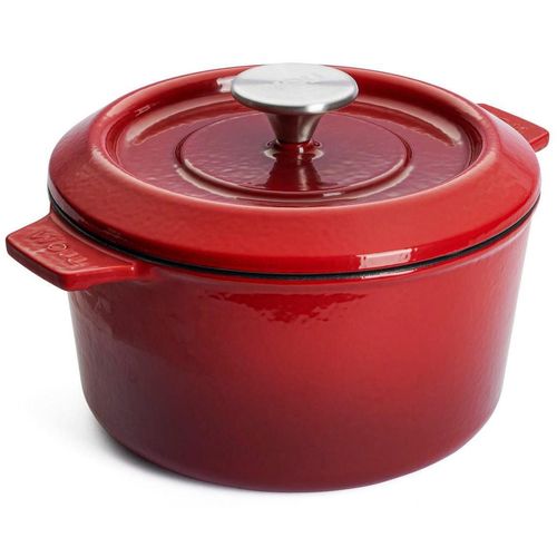 Kochtopf WOLL "Iron", rot, H:11cm Ø:20cm, Töpfe, Kochtopf, Ø 20 cm, Induktion