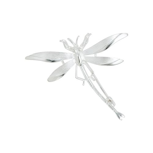 Brosche JOBO "Libelle", silber (silber 925), Broschen, Damen, Silber 925 (Sterlingsilber), Brosche, 925 Silber