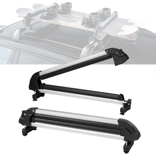 Ski- und Snowboard-Dachträger 80 cm - universeller Skiträger für Autodach - Dachträger für Ski und Snowboard - Winterzubehör für Autos