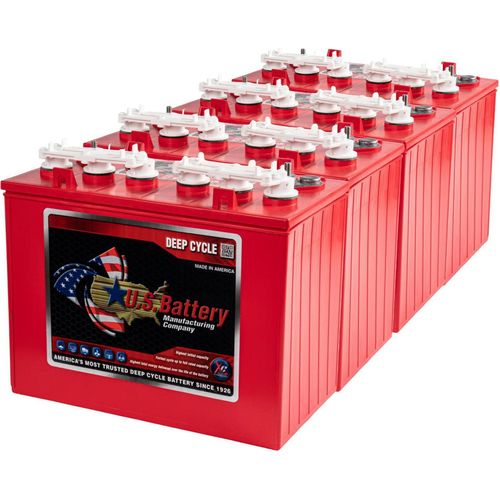 U.S. Battery US 12VRX 12V 155Ah – Leistungsstarkes 4er-Set