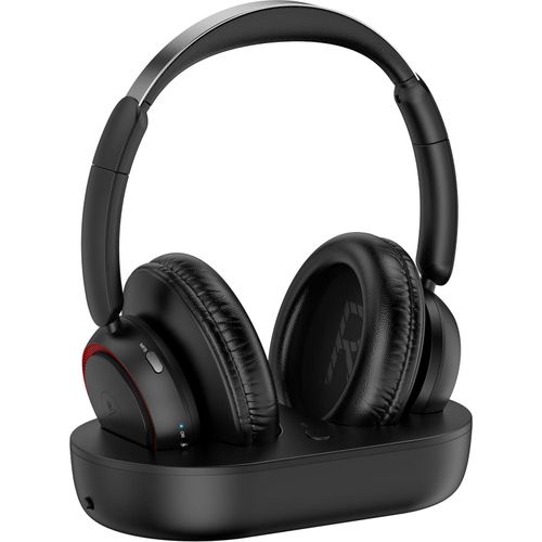 Over-Ear-Kopfhörer mit TV-Sender-Ladestation für Senioren, Hörgeschädigte, Keine Audioverzögerung, Blutooth-Kopfhörer, Plug-and-Play