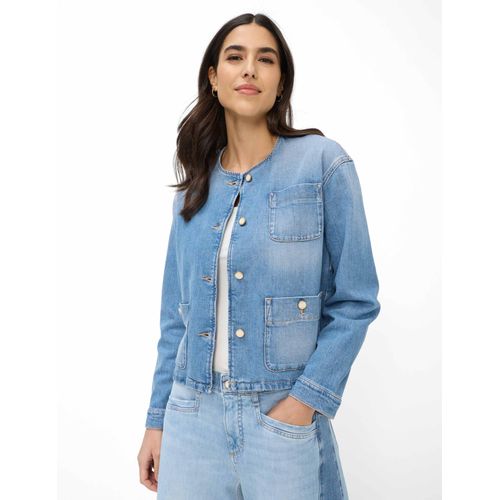 Brax Dames Jas Style PARIS, denim blauw,