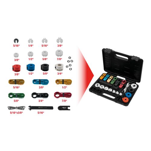 KS Tools Leitungsverbinder-Entrieglungs-Satz, 22-tlg. (115.1260)