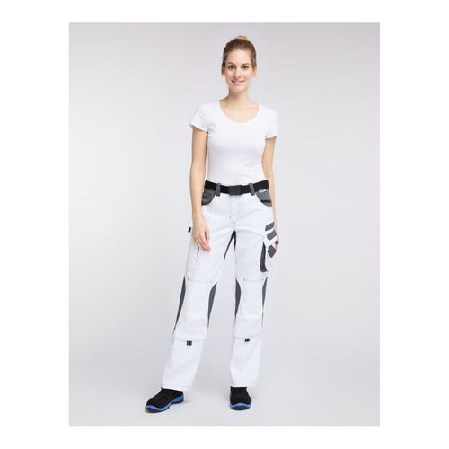 Pionier Bundhose Damen TOOLS, 285 g/m², weiß/grau, Gr. 28 ; Pionier Workwear
