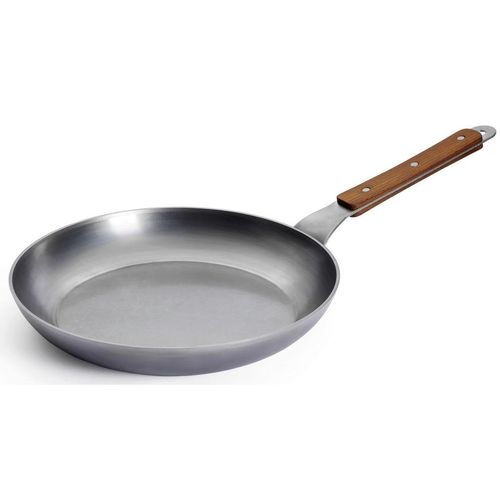 Woll Bratpfanne Carbon Steel, Silber, Metall, schadstofffrei gemäß EU-Standards, Kochen, Pfannen, Bratpfannen
