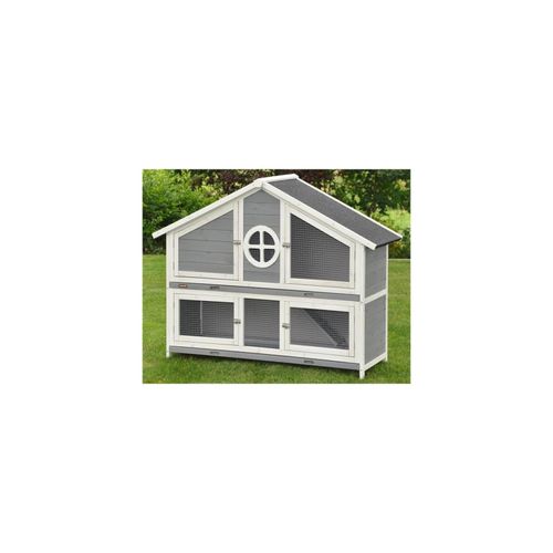 Nanook Hasenstall XL Momo grau 144 x 57 x 110 cm