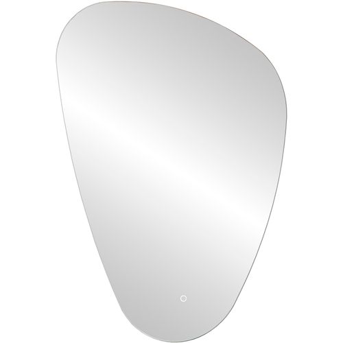 LED-Lichtspiegel WELLTIME "Lorna, Breite 55 cm", spiegel, B:55cm H:83cm T:3cm, FSC-zertifizierter Holzwerkstoff, Spiegel, LED-Lichtspiegel, organische Form