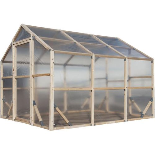 Schober CASA Holzgewächshaus | B 2,6 x H 2,3 m | Länge 2–6 m