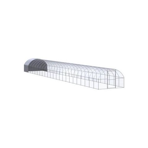 VidaXL Hühnerstall / Geflügelstall mit Dach 3 m, 24 m, 2 m