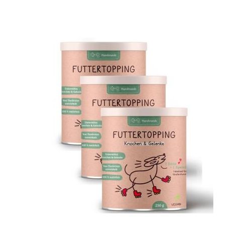 Hunderunde Futtertopping - Knochen & Gelenke - Beweglichkeit, Gelenkgesundheit, starke Knochen, natürliche Zutaten 750 g