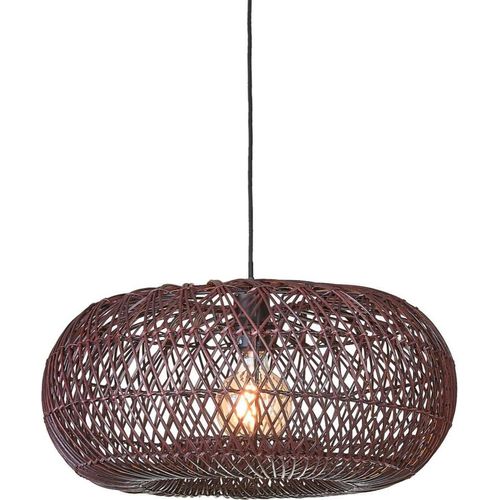 GOOD&MOJO - Hängeleuchte Arizona - Bordeaux - Ø50cm Hängelampe - Esstischlampe - Wohnzimmerlampe - Schlafzimmerlampe - Wohnzimmer
