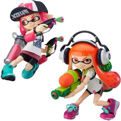 Splatoon/Splatoon 2 Figma Actionfigur Splatoon Girl DX Edition 10 cm
