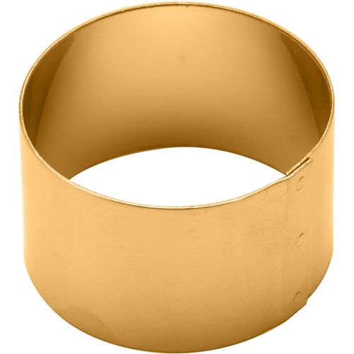 Serviettenring ECHTWERK, gold (goldfarben), Ø:4cm, Edelstahl, Serviettenringe, Serviettenhalter-Set, Serviettenschnallen, Kreisdesign