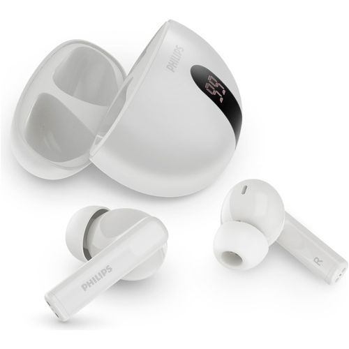 PHILIPS wireless In-Ear-Kopfhörer "TAT 2520", weiß, B:3,2cm H:2,3cm T:2,08cm, Kopfhörer, wireless In-Ear-Kopfhörer