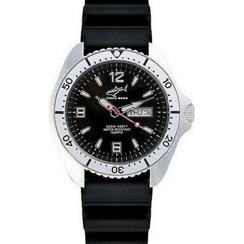 Chris Benz Uhr Taucheruhr One CBO-S-KB-SI