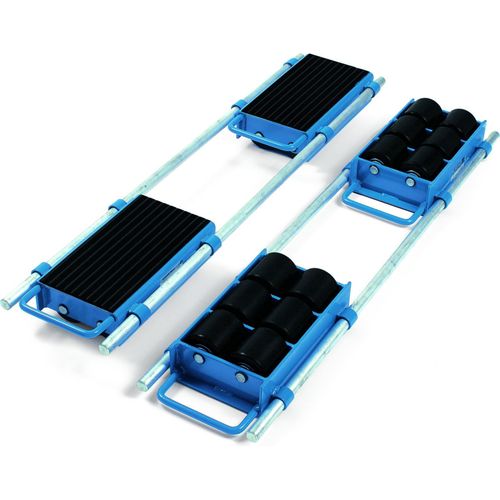 fetra Fahrwerk, verstellbar, Tragplatte 350 x 200 mm, 12 to.