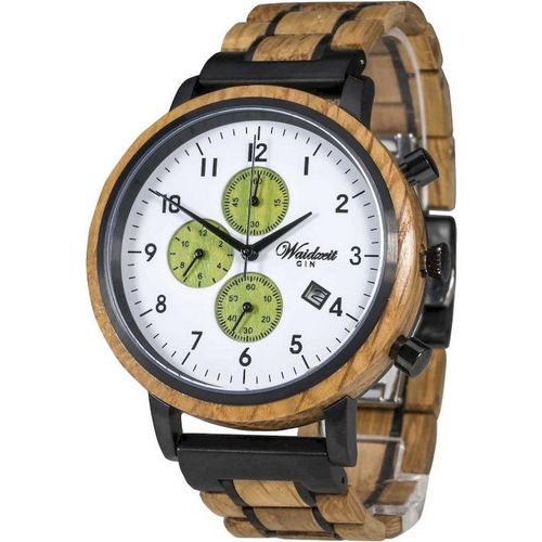 Waidzeit - Armbanduhr - Herren - Chronograph Gin LoverCucumber - GC01W