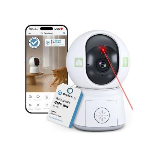PetTec Haustierkamera Laser