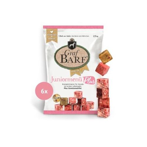 Graf Barf Juniormenü Plus Hähnchen 6x2,5kg