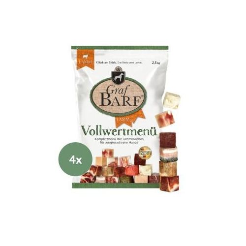 Graf Barf Vollwertmenü Lamm 4x2,5kg