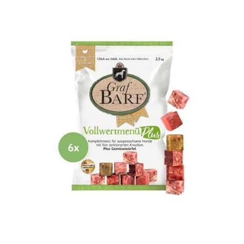 Graf Barf Vollwertmenü Plus Hähnchen 6x2,5kg