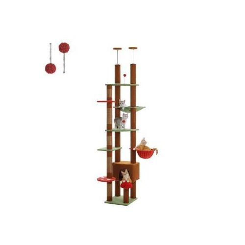 Pawz Road Deckenhoher Katzenbaumturm verstellbar