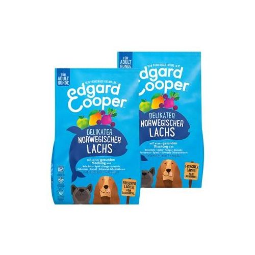 Edgard & Cooper Trockenfutter Hund, Adult, Frischer norwegischer Lachs 2x12 kg