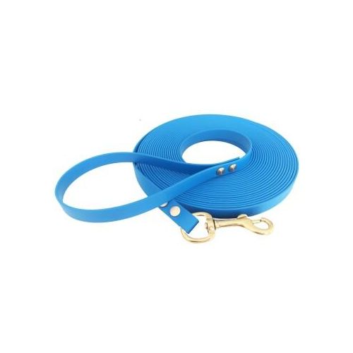 bio-leine 25-35 kg Schleppleine Biothane hellblau 15 m