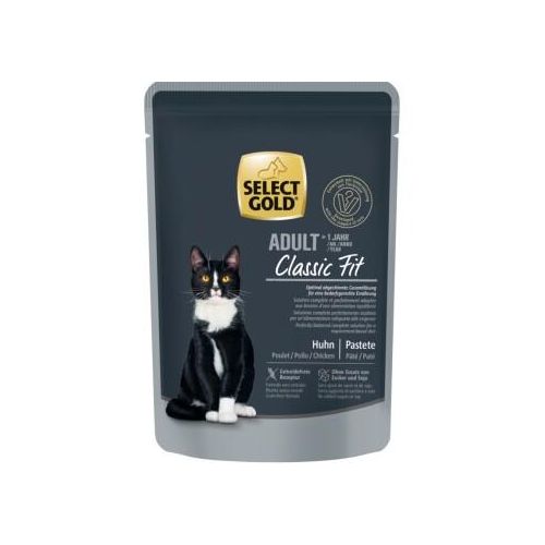SELECT GOLD Classic Fit Sachets de Pâtée Chat Adulte Poulet 48x85 g