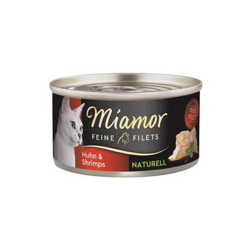 Miamor Feine Filets Naturelle Huhn und Shrimps 96x80 g