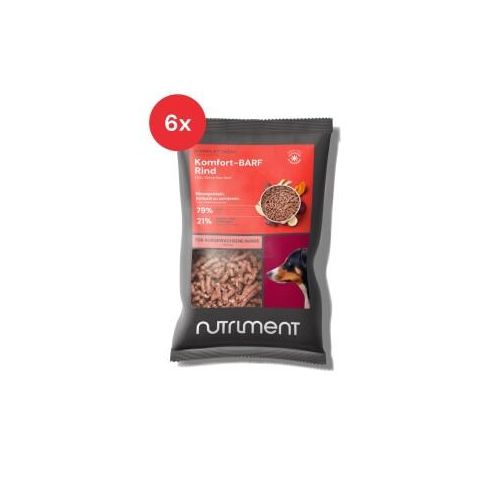 Nutriment Komfort-BARF Menü Rind, Kürbis & Chicorée 6x1 kg