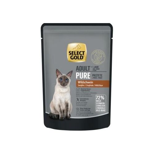 SELECT GOLD Adult Pure Wildschwein 24x85 g